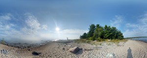 Panorama shot by Keram Malicki-Sanchez - Cawaja beach